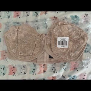 NWT Unlined Demi Bra Torrid 48D